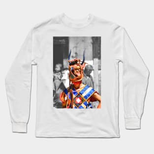 Masked Monk #3, Tashiling Festival, Eastern Himalaya, Central Bhutan Long Sleeve T-Shirt